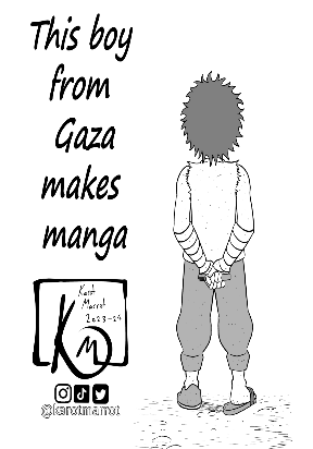 [English] This boy from Gaza makes manga